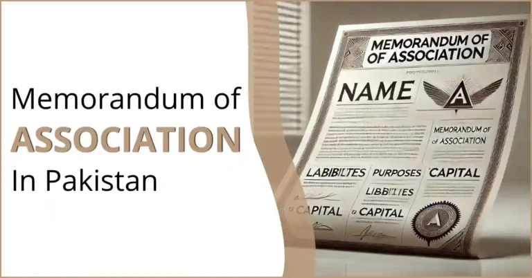 Memorandum of Association Pakistan